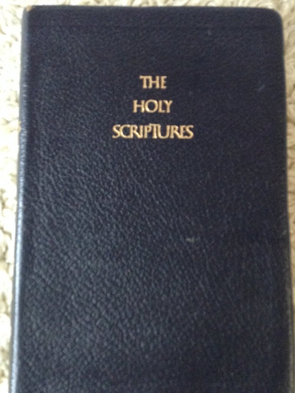 VTG '50's Print Holy Scriptures Jewish Publication Society Inscribed Religious